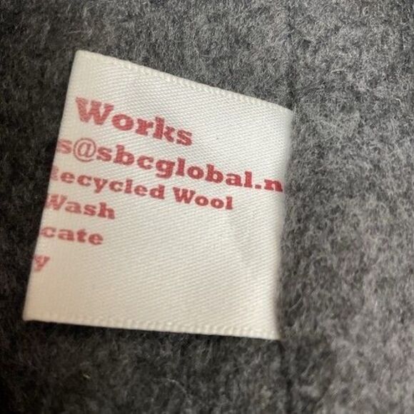 Wiki Wool Works Walking Hat Patch Work Beanie Beige Recycled Wool Women One Size main image 8